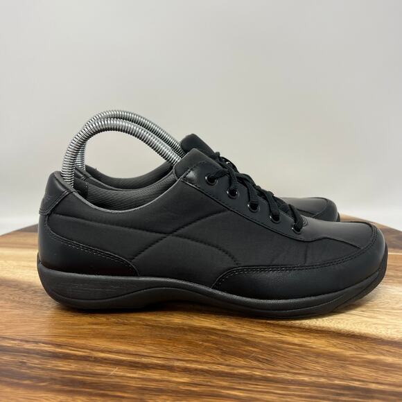 Dansko Women’s US Size 8.5-9/EU 39 Emma Black Leather and Nylon Comfort Shoes - Picture 1 of 9